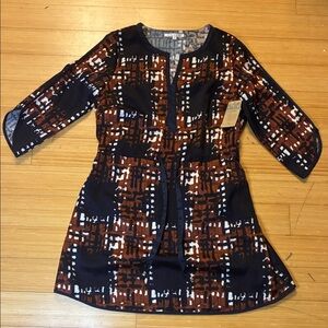 NWT Joy Joy Multicolor Patterned Dress Tunic
